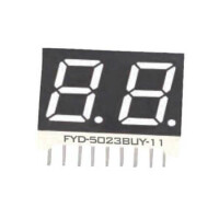 FYD-5023BUHR-21 LED DISPLAY 7 SEGMENT 2DIGIT 12.7MM (+) RED - 1