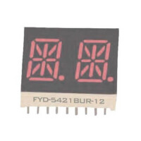 FYD-5421AUG-21 LED DISPLAY 14 SEGMENT 2DIGIT 13.6MM (-) GREEN - 1