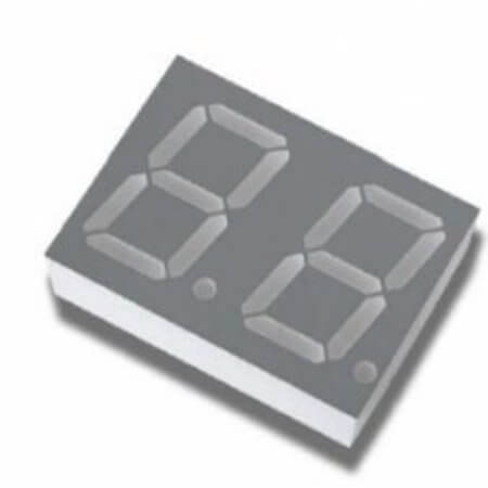 FYD-5621AUR-21 LED DISPLAY 7 SEGMENT 2DIGIT 14.22MM (-) RED - 1