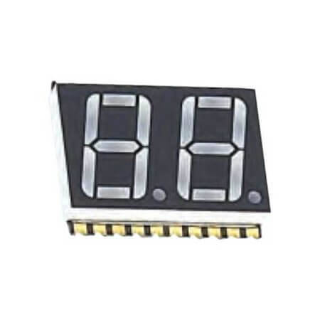 FYLD-4021AUG-21 LED DISPLAY 7 SEGMENT 2DIGIT 10.16MM (-) GREEN - 1