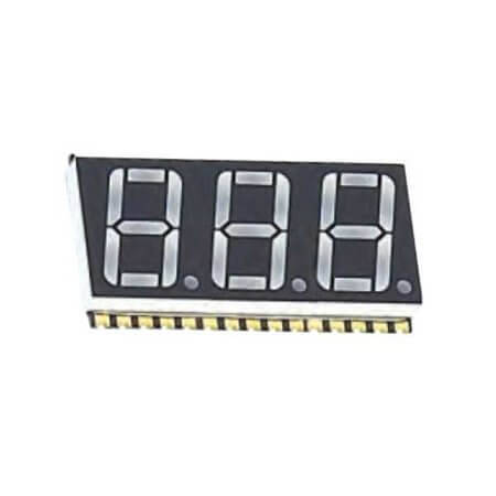 FYLT-2031BUHR-21 LED DISPLAY 7 SEGMENT 3DIGIT 5.08MM (+) RED - 1