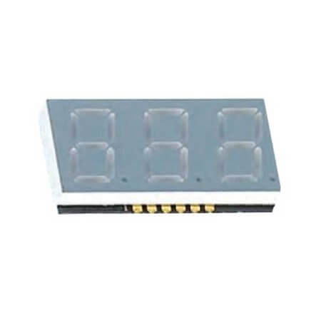 FYLT-5631AUY-21 LED DISPLAY 7 SEGMENT 3DIGIT 14.2MM (-) YELLOW - 1