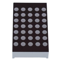 FYM-12572BUHR-21 LED DISPLAY DOTMATRIX 5x7 27.42MM RED - 1