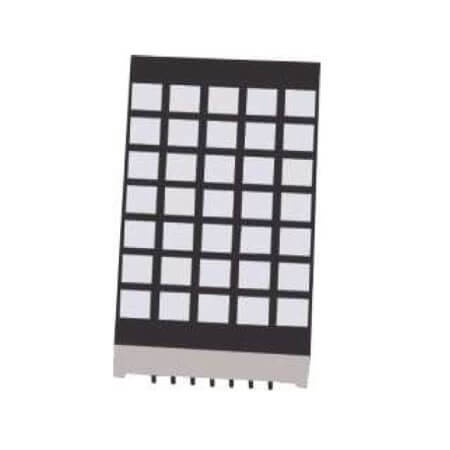 FYM-12573AUG-11 LED DISPLAY DOTMATRIX 5x7 27.6MM GREEN - 1