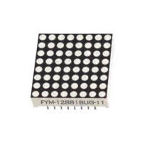 FYM-12881AUHR-11 LED DISPLAY DOTMATRIX 8x8 28MM RED - 1