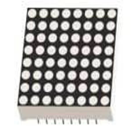 FYM-12882AUHR-11 LED DISPLAY DOTMATRIX 8x8DOT 28MM RED - 1