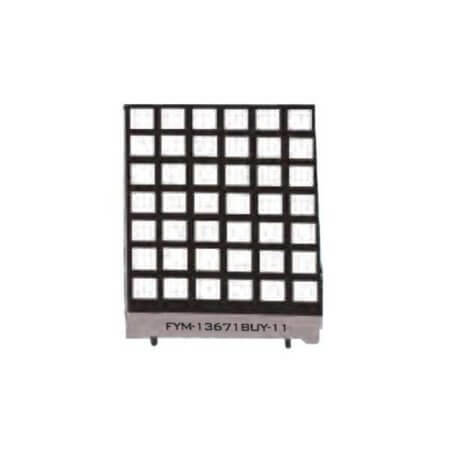 FYM-13671BUHR-21 LED DISPLAY DOTMATRIX 6x7 27MM RED - 1