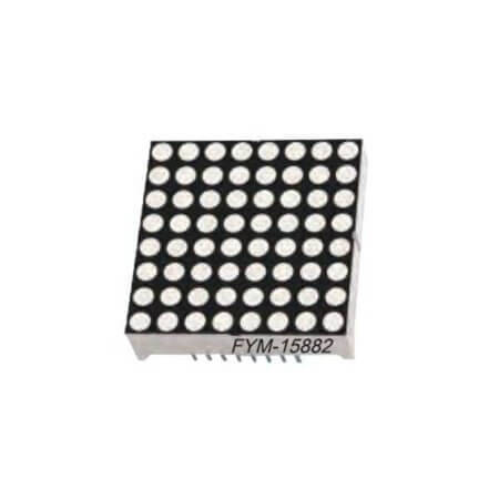 FYM-15882BUG-21 LED DISPLAY DOTMATRIX 8x8 32.9MM GREEN - 1