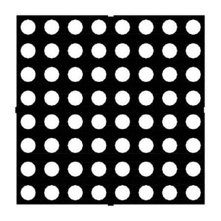 FYM-19882AUHRUB-11-DW-C LED DISPLAY DOTMATRIX 8x8DOT 42MM RED, BLUE - 1