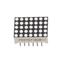 FYM-7571BUHR-11 LED DISPLAY DOTMATRIX 5x7 15.24MM RED - 1