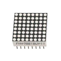 FYM-7881AUY-21 LED DISPLAY DOTMATRIX 8x8 17.5MM YELLOW - 1