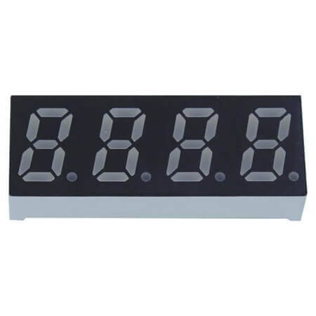 FYQ-3141AUHR-21-L3.0 LED DISPLAY 7 SEGMENT 4DIGIT 8MM (-) RED - 1