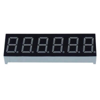 FYQ-3661BUG-11-L3.0 LED DISPLAY 7 SEGMENT 6DIGIT 9.1MM (+) ULTRA GREEN - 1