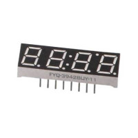FYQ-3942BUHR-11 LED DISPLAY 7 SEGMENT 4DIGIT 9.9MM (+) RED - 1
