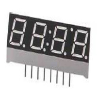 FYQ-4042AUY-21 LED DISPLAY 7 SEGMENT 4DIGIT 10.16MM (-) YELLOW - 1