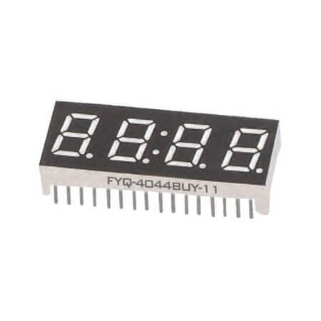 FYQ-4044AUG-21 LED DISPLAY 7 SEGMENT 4DIGIT 10.26MM (-) GREEN - 1