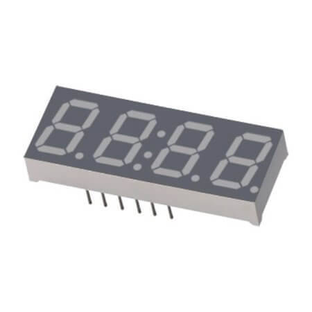 FYQ-5643AUB-21-DW LED DISPLAY 7 SEGMENT 4DIGIT 14.2MM (-) BLUE - 1