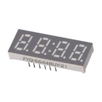 FYQ-5644BUHR-21 LED DISPLAY 7 SEGMENT 4DIGIT 14.22MM (+) RED - 1