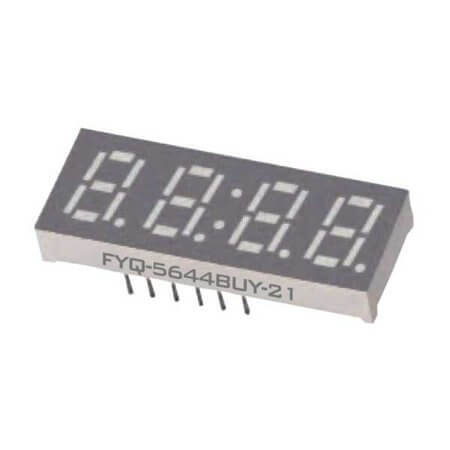 FYQ-5644BUHR-21 LED DISPLAY 7 SEGMENT 4DIGIT 14.22MM (+) RED - 1