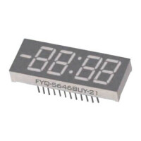 FYQ-5646BUHR-11 LED DISPLAY 7 SEGMENT 4DIGIT 14.22MM (+) RED - 1