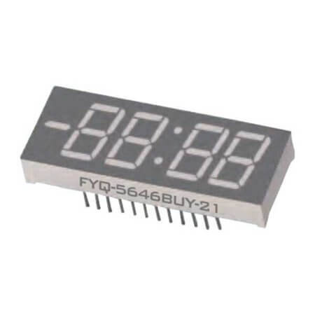 FYQ-5646BUHR-11 LED DISPLAY 7 SEGMENT 4DIGIT 14.22MM (+) RED - 1