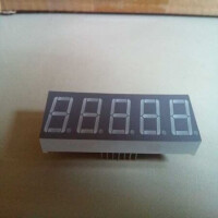 FYQ-5652AUB-21-DW LED DISPLAY 7 SEGMENT 5DIGIT 14.2MM (-) BLUE - 1