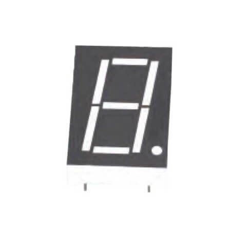 FYS-10011AUHR-11 LED DISPLAY 7 SEGMENT 1DIGIT 26MM (-) RED - 1