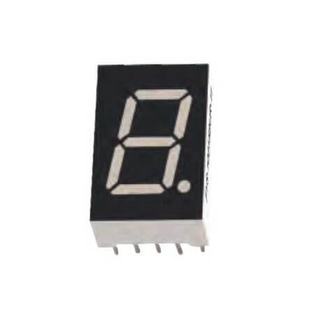 FYS-10015BUG-21 LED DISPLAY 7 SEGMENT 1DIGIT 25.4MM (+) GREEN - 1