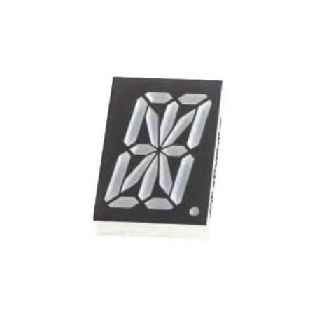 FYS-12012BUHR-21 LED DISPLAY 16 SEGMENT 1DIGIT 30.5MM (+) RED - 1