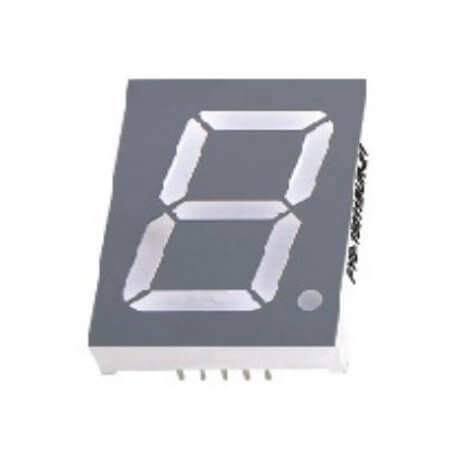 FYS-15011BPG-21 LED DISPLAY 7 SEGMENT 1DIGIT 38.1MM (+) GREEN - 1
