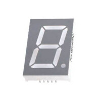 FYS-15011BUG-21 LED DISPLAY 7 SEGMENT 1DIGIT 38.1MM (+) GREEN - 1