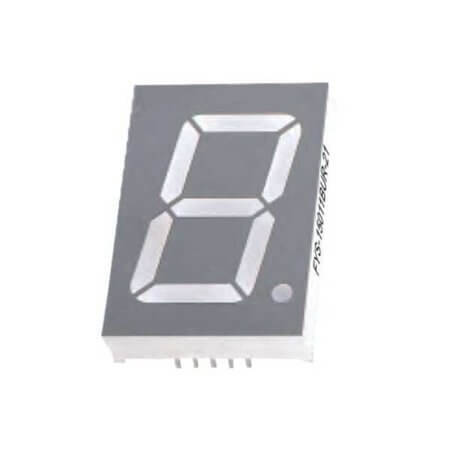 FYS-15011BUHR-11 LED DISPLAY 7 SEGMENT 1DIGIT 38.1MM (+) RED - 1