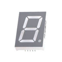 FYS-15013BUG-11 LED DISPLAY 7 SEGMENT 1DIGIT 38.1MM (+) GREEN - 1