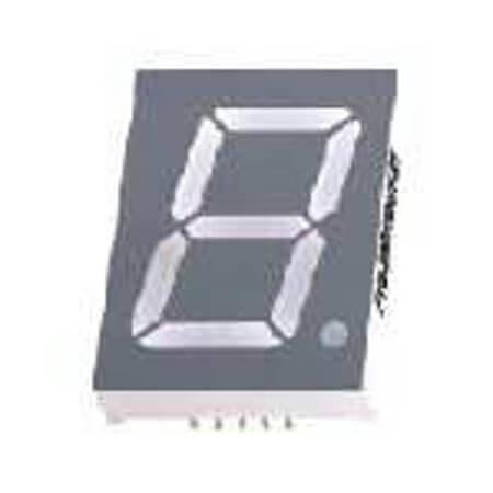 FYS-23011BUE-11 LED DISPLAY 7 SEGMENT 1DIGIT 56.8MM (+) ORANGE - 1