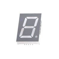 FYS-23011BUHR-11 LED DISPLAY 7 SEGMENT 1DIGIT 56.8MM (+) RED - 1