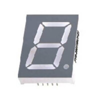 FYS-23011BUR-21 LED DISPLAY 7 SEGMENT 1DIGIT 56.8MM (+) RED - 1