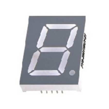 FYS-23011BUR-21 LED DISPLAY 7 SEGMENT 1DIGIT 56.8MM (+) RED - 1