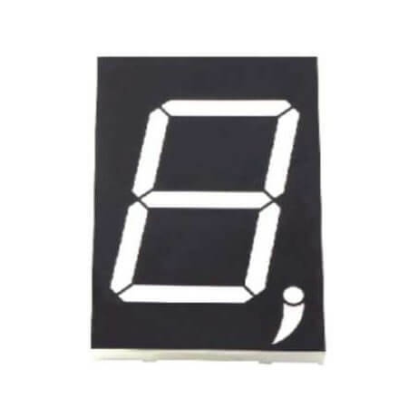 FYS-30011BUHR-11 LED DISPLAY 7 SEGMENT 1DIGIT 76MM (+) RED - 1
