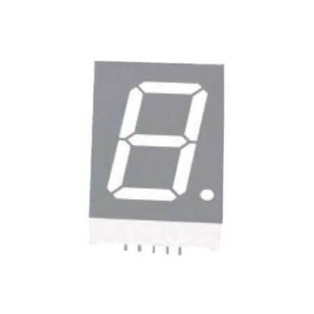 FYS-30012AUG-11 LED DISPLAY 7 SEGMENT 1DIGIT 75.6MM (-) GREEN - 1