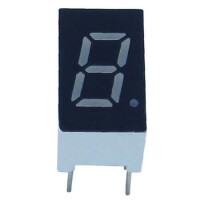 FYS-3012BUHR-11-L6.2 RED LED DISPLAY 7 SEGMENT 1DIGIT 7.62MM (+) RED - 1