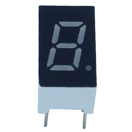 FYS-3012BUHR-11-L6.2 RED LED DISPLAY 7 SEGMENT 1DIGIT 7.62MM (+) RED - 1