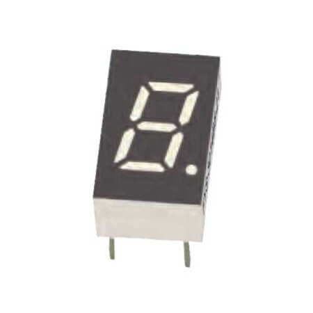 FYS-3014BUY-21 LED DISPLAY 7 SEGMENT 1DIGIT 7.8MM (+) YELLOW - 1