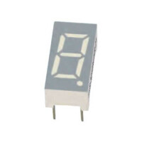 FYS-3212BUG-21 LED DISPLAY 7 SEGMENT 1DIGIT 8MM (+) GREEN - 1