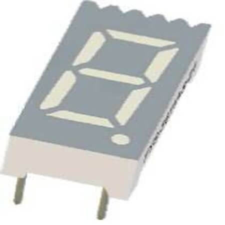 FYS-3611BUR-21 LED DISPLAY 7 SEGMENT 1DIGIT 9.1MM (+) RED - 1