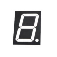FYS-40011BUHR-11 LED DISPLAY 7 SEGMENT 1DIGIT 101.6MM (+) RED - 1