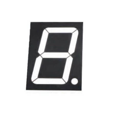 FYS-40011BUHR-11 LED DISPLAY 7 SEGMENT 1DIGIT 101.6MM (+) RED - 1