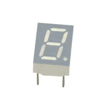 FYS-4012AUG-11 LED DISPLAY 7 SEGMENT 1DIGIT 10.16MM (-) GREEN - 1