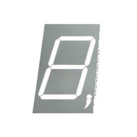 FYS-50011AUY-21 LED DISPLAY 7 SEGMENT 1DIGIT 126.5MM (-) YELLOW - 1