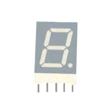 FYS-5011AUHR-11 LED DISPLAY 7 SEGMENT 1DIGIT 12.7MM (-) RED - 1
