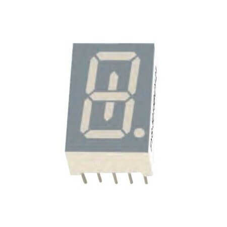 FYS-5015BUHR-11 LED DISPLAY 7 SEGMENT 1DIGIT 12.7MM (+) RED - 1
